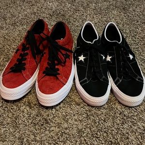 TWO pair Converse shoes size 12